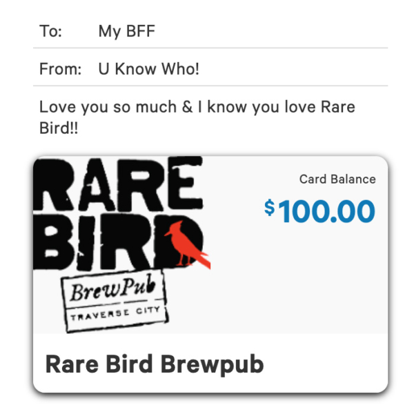 Rare Bird Gift Card